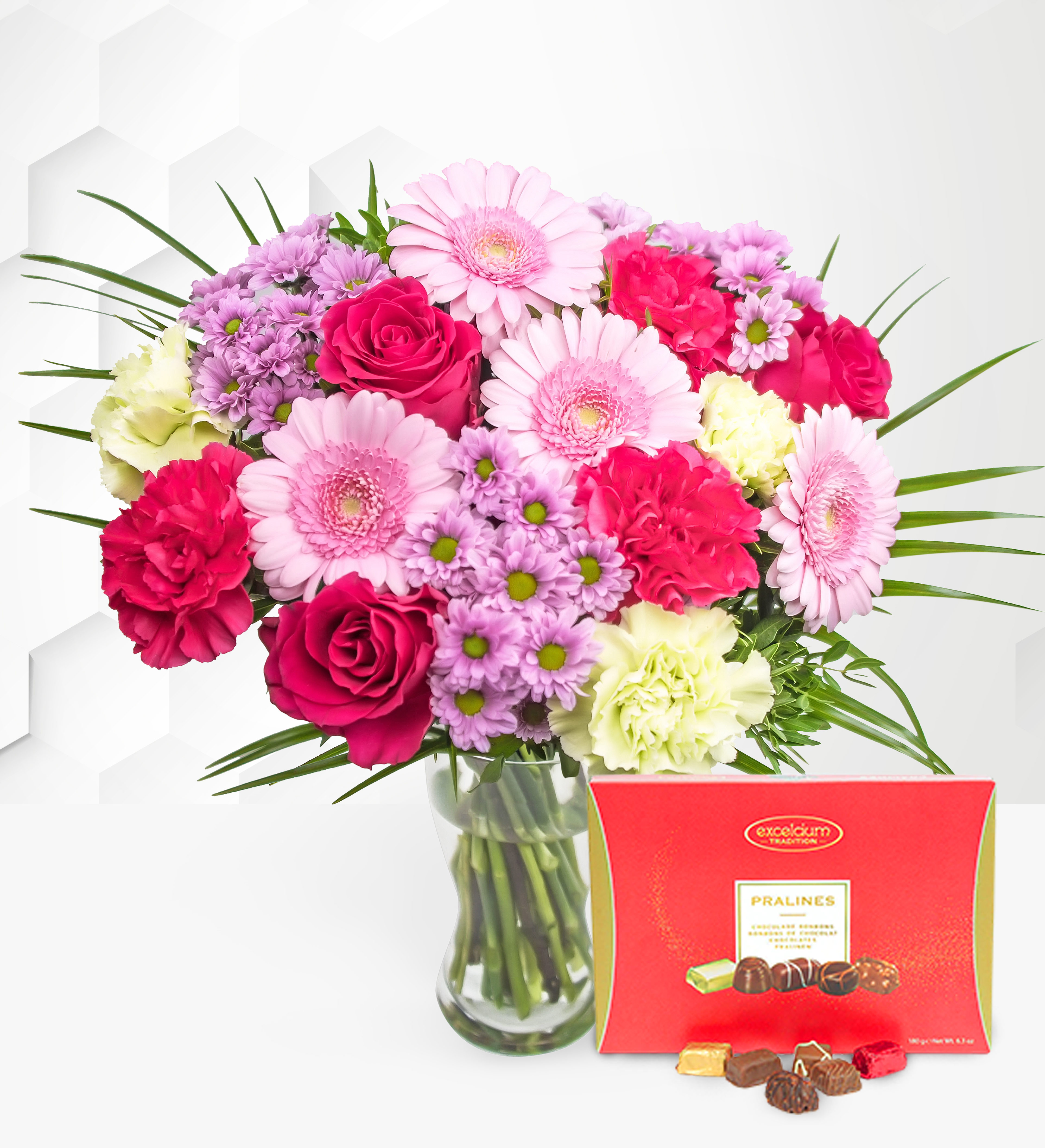 Glorious with Chocolates Prestige Flowers