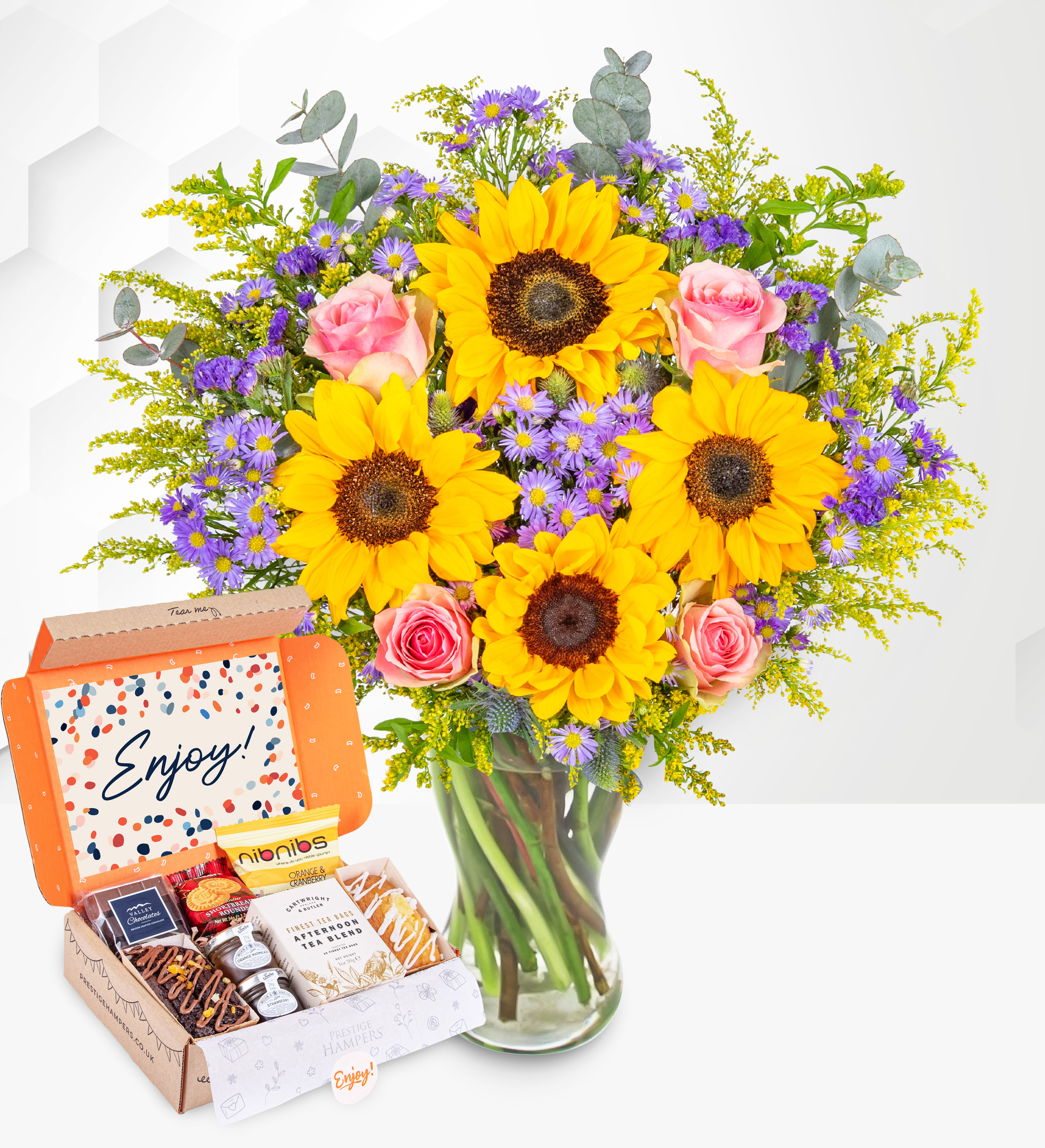 July Bouquet & Afternoon Tea