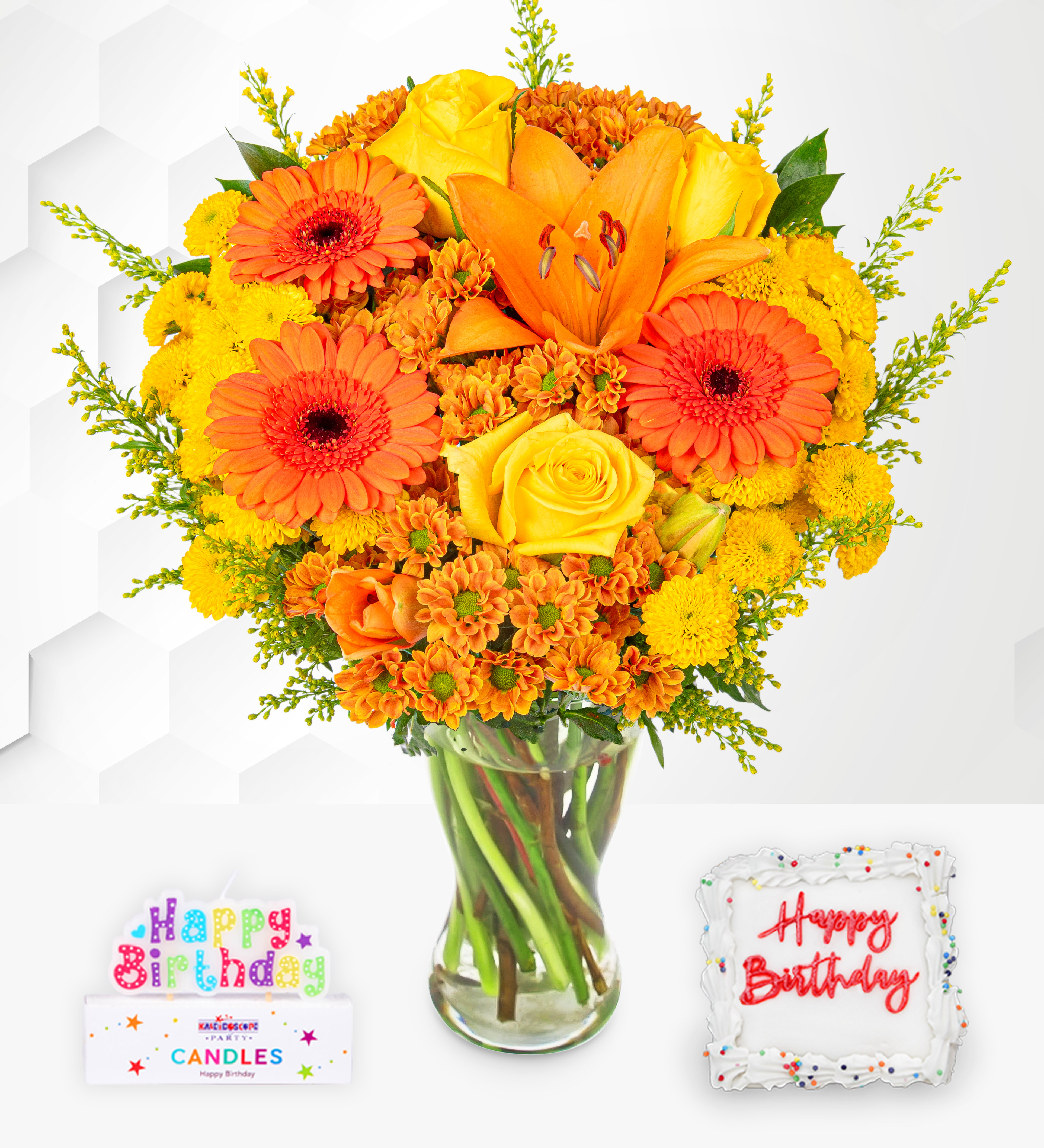 Celebration Delight Birthday Surprise Gift Prestige Flowers