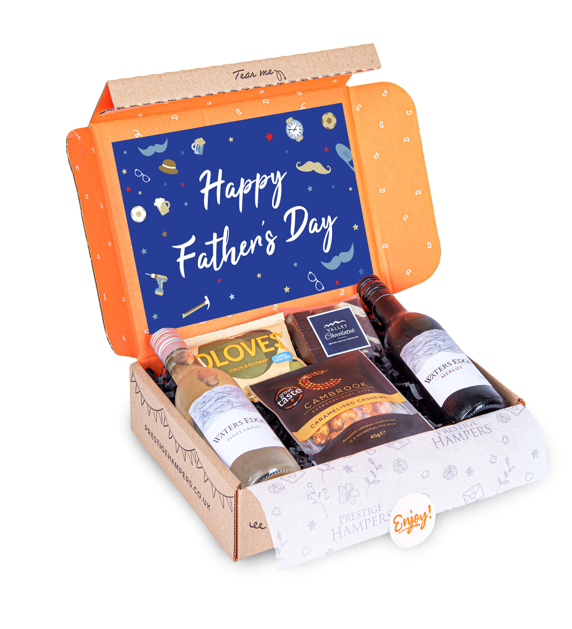 Wine Hamper for Dad Prestige Flowers