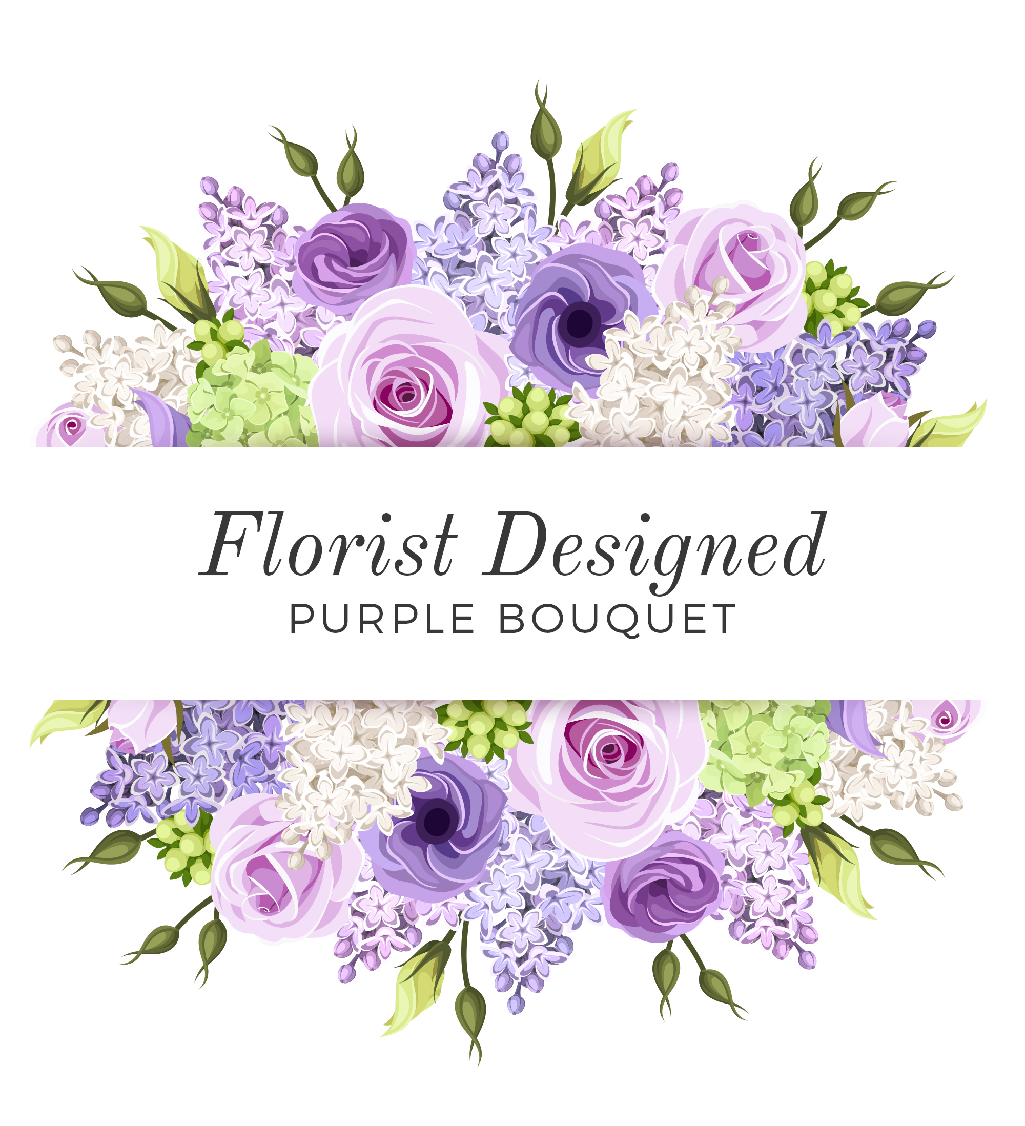 Florist Designed Purple Prestige Flowers